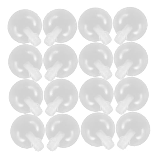 JUMPLAWN 20 Stück Quietschen Haustier -Zubehörteil Langlebige Spielzeugteile Quietscher Ersatz Quietscher -Geräuschmacher-Einsatz Abs Transparent von JUMPLAWN