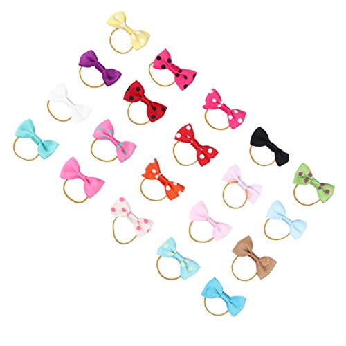 JUMPLAWN 20 Stück Teiliges Set Haarschleifen für Hunde Elastische Haargummis für Haustiere Stilvolle Bowknot Haarbänder Bunten Farben für Welpen und Kleine Hunde Geeignet Zufällige Farbe JUMPLAWN 20 Stück Teiliges Set Haarschleifen für Hunde Elastische Haargummis für Haustiere Stilvolle Bowknot Haarbänder Bunten Farben für Welpen und Kleine Hunde Geeignet Zufällige Farbe von JUMPLAWN