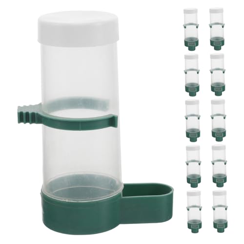 JUMPLAWN 20 Stück Vogelfutterspender Für Sittiche Automatische Futterspender Vogelfutterstation Sittich Wasserspender Tauben Wasserfutterspender Automatischer Futterspender Für Käfig von JUMPLAWN
