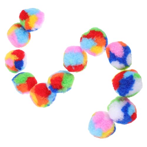 JUMPLAWN 20Stücke Katzenbälle Interaktives Regenbogen Garn Weiche Fuzzy Bälle für Kätzchen Fördert Gesundheit und Spielspaß für Haustierbedarf JUMPLAWN 20Stücke Katzenbälle Interaktives Regenbogen Garn Weiche Fuzzy Bälle für Kätzchen Fördert Gesundheit und Spielspaß für Haustierbedarf von JUMPLAWN