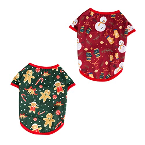 JUMPLAWN 2St Haustier-Weihnachtskleidung Desktop-Dekoration Kunstschnee Hundepyjama Pavillon Stock hundekleidung hundebekleidung Hundekostüme Weihnachten Kostüme für Hunde Baumwolle JUMPLAWN 2St Haustier-Weihnachtskleidung Desktop-Dekoration Kunstschnee Hundepyjama Pavillon Stock hundekleidung hundebekleidung Hundekostüme Weihnachten Kostüme für Hunde Baumwolle von JUMPLAWN