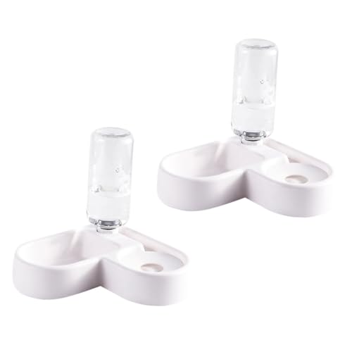 JUMPLAWN 2Stücke Eckiger Haustierfutter und Wasserspender Teiliges Automatischer Wassernapf für Kleine und Mittlere Hunde Katzen und Kaninchen Leicht zu Reinigen JUMPLAWN 2Stücke Eckiger Haustierfutter und Wasserspender Teiliges Automatischer Wassernapf für Kleine und Mittlere Hunde Katzen und Kaninchen Leicht zu Reinigen von JUMPLAWN