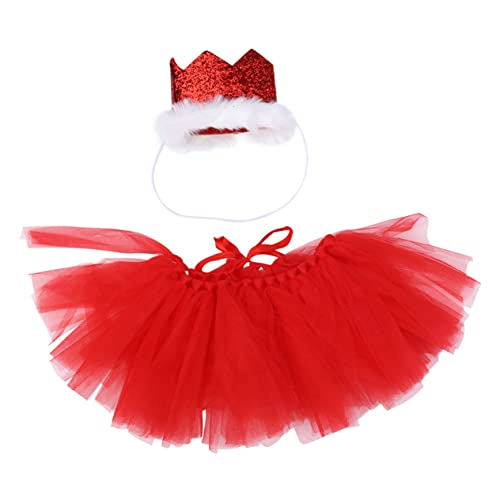 JUMPLAWN 2Stücke Haustier Party Kleid mit Stirnband Bezaubernde Hundekleidung für Besondere Anlässe und Outdoor Aktivitäten Fotografieren JUMPLAWN 2Stücke Haustier Party Kleid mit Stirnband Bezaubernde Hundekleidung für Besondere Anlässe und Outdoor Aktivitäten Fotografieren von JUMPLAWN