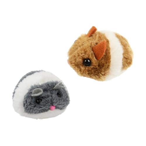 JUMPLAWN 2Stücke Kätzchen Mit Geräuschen Interaktives Ziehspielzeug Für Katzen Mixed Style Mäuse Für Haustierzubehör Und Spielspaß JUMPLAWN 2Stücke Kätzchen Mit Geräuschen Interaktives Ziehspielzeug Für Katzen Mixed Style Mäuse Für Haustierzubehör Und Spielspaß von JUMPLAWN