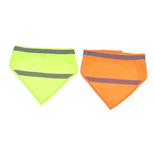 JUMPLAWN 2Stücke Reflektierendes Hundehalsband Einstellbares Modisches Haustierschal für Nachtwanderungen Jagd und Camping Sicherheitsbandana mit Fluoreszierender für Besseren JUMPLAWN 2Stücke Reflektierendes Hundehalsband Einstellbares Modisches Haustierschal für Nachtwanderungen Jagd und Camping Sicherheitsbandana mit Fluoreszierender für Besseren von JUMPLAWN