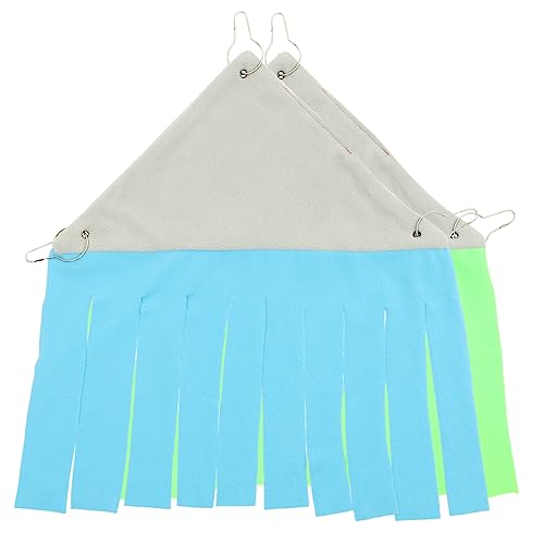 JUMPLAWN 2Stücke Teiliges Hamster Versteck für Kleine Tiere Schlafzelt für Meerschweinchen und Kaninchen Hängendes Design Hellblau und Neongrün für Stressfreies und Wohlbefinden JUMPLAWN 2Stücke Teiliges Hamster Versteck für Kleine Tiere Schlafzelt für Meerschweinchen und Kaninchen Hängendes Design Hellblau und Neongrün für Stressfreies und Wohlbefinden von JUMPLAWN