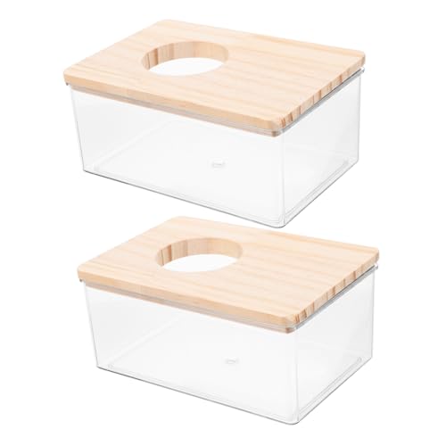 JUMPLAWN 2Stücke Wiederverwendbare Hamsterbadewanne Transparente Badbox für Chinchillas und Kleine Haustiere für Bad und Futter JUMPLAWN 2Stücke Wiederverwendbare Hamsterbadewanne Transparente Badbox für Chinchillas und Kleine Haustiere für Bad und Futter von JUMPLAWN