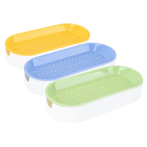 JUMPLAWN 3Stücke Teiliges Katzenpflanzkasten Praktischer Pflanzer für Katzenminze und Katzengras Hydroponische Pflanzenbox für Katzenbesitzer von JUMPLAWN
