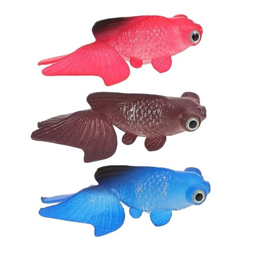 JUMPLAWN 3stücke Künstliche Goldfische Dekoration Für Aquarien Realistische Silikon-fischmodelle Und Aquarium-deko Für Zuhause JUMPLAWN 3stücke Künstliche Goldfische Dekoration Für Aquarien Realistische Silikon-fischmodelle Und Aquarium-deko Für Zuhause von JUMPLAWN