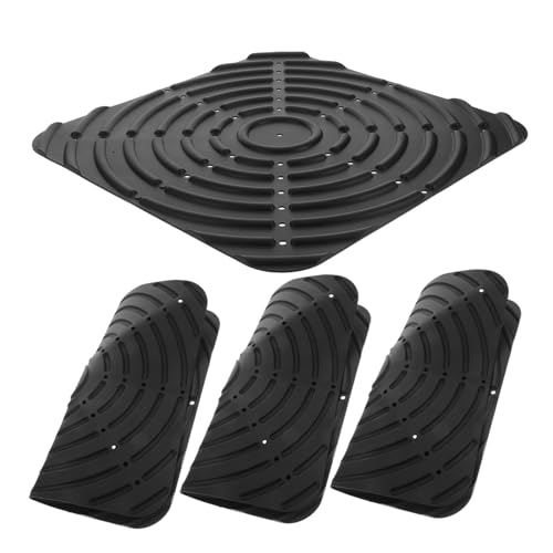 JUMPLAWN 4 Stück Hühnernestmatte Küken Bettwäsche Nistpolster Eierlegeunterlagen Hühnerstall-nesteinlagen Käfigauskleidung Nesting-Liner Hühnereinstreu Für Stall Kieselgel Black von JUMPLAWN