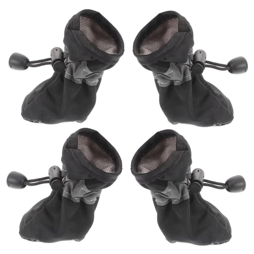 JUMPLAWN 4 Stück rutschfeste Hundeschuhe für Kleine Hunde Teiliges Atmungsaktive wasserdichte Pfotenschützer mit Weicher Sohle Sicherer Sitz für Innen und Outdoor Einsatz JUMPLAWN 4 Stück rutschfeste Hundeschuhe für Kleine Hunde Teiliges Atmungsaktive wasserdichte Pfotenschützer mit Weicher Sohle Sicherer Sitz für Innen und Outdoor Einsatz von JUMPLAWN