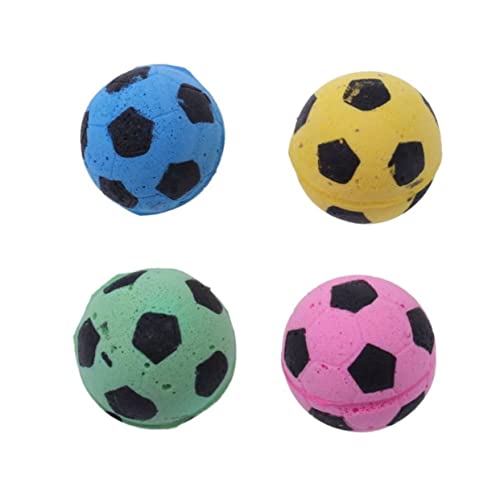 JUMPLAWN 4Stücke Fußballspielzeug für Katzen Interaktives zur Natürlichen Instinkte und Bindung zwischen Haustier und Halter für Drinnen JUMPLAWN 4Stücke Fußballspielzeug für Katzen Interaktives zur Natürlichen Instinkte und Bindung zwischen Haustier und Halter für Drinnen von JUMPLAWN