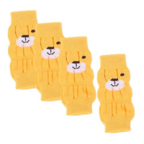JUMPLAWN 4Stücke Haustier Hundesocken Rutsch Beinwärmer für Welpen rutschfeste Cartoon Socken für Outdoor Aktivitäten Beinschutz für Kleine Hunde JUMPLAWN 4Stücke Haustier Hundesocken Rutsch Beinwärmer für Welpen rutschfeste Cartoon Socken für Outdoor Aktivitäten Beinschutz für Kleine Hunde von JUMPLAWN