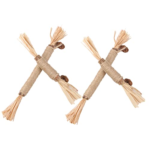 JUMPLAWN 4Stücke Holzkätzchen Katzenspielzeug Für Zahnreinigung Und Spielspaß Interaktive Teaser Für Haushaltskatzen Aus Hochwertigem Naturholz Mit Katzenminze JUMPLAWN 4Stücke Holzkätzchen Katzenspielzeug Für Zahnreinigung Und Spielspaß Interaktive Teaser Für Haushaltskatzen Aus Hochwertigem Naturholz Mit Katzenminze von JUMPLAWN