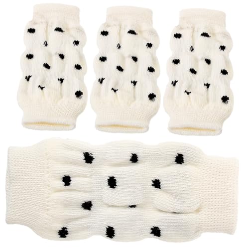 JUMPLAWN 4Stücke Hundebeinsocken Elastisch rutschfest Bequem für Haustiere Pfotenschutz für Kalte Atmungsaktives Baumwollmaterial für Kleine bis Große JUMPLAWN 4Stücke Hundebeinsocken Elastisch rutschfest Bequem für Haustiere Pfotenschutz für Kalte Atmungsaktives Baumwollmaterial für Kleine bis Große von JUMPLAWN