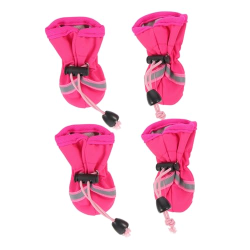 JUMPLAWN 4Stücke Hundeschuhe wasserdichte Pfotenschützer für Welpen Rutsch Außenschuhe für Outdoor Aktivitäten für Park Strand und Wandern JUMPLAWN 4Stücke Hundeschuhe wasserdichte Pfotenschützer für Welpen Rutsch Außenschuhe für Outdoor Aktivitäten für Park Strand und Wandern von JUMPLAWN