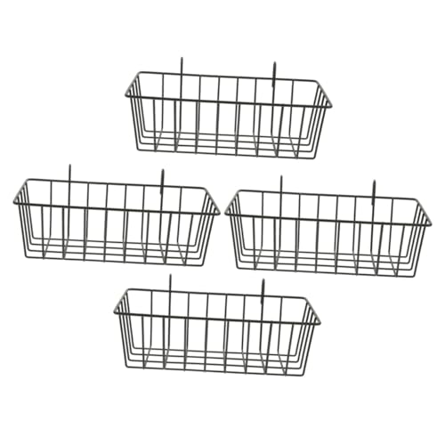 JUMPLAWN 4Stücke Metall Heu Futterspender Für Praktischer Futterspender Für Kleintiere Für Kaninchenkäfige Und Hamsterzubehör Langlebig Und Wiederverwendbar von JUMPLAWN