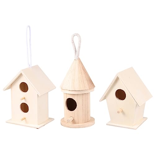 JUMPLAWN 5Stücke DIY Kreatives Holz Vogelhaus Unvollendete Vogel Nest Dekoration aus Kiefernholz für Garten und Heim für Kleine Vögel Wie Kanarienvögel und Papageien JUMPLAWN 5Stücke DIY Kreatives Holz Vogelhaus Unvollendete Vogel Nest Dekoration aus Kiefernholz für Garten und Heim für Kleine Vögel Wie Kanarienvögel und Papageien von JUMPLAWN