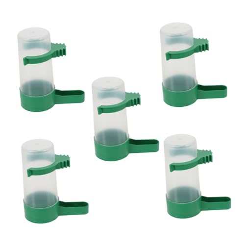 JUMPLAWN 5Stücke Vogel Wasserspender für Sittiche und Papageien Automatischer Trinkbehälter mit Auslaufsicherem Design für Kleine Haustiere Wie Hamster und Kanarienvögel JUMPLAWN 5Stücke Vogel Wasserspender für Sittiche und Papageien Automatischer Trinkbehälter mit Auslaufsicherem Design für Kleine Haustiere Wie Hamster und Kanarienvögel von JUMPLAWN