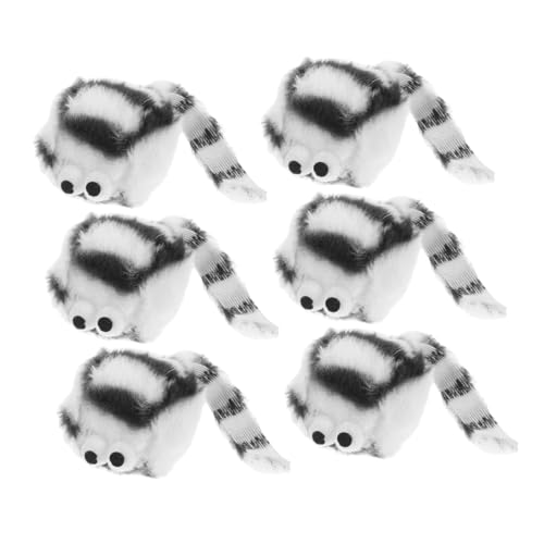 JUMPLAWN 6 Stück Plüsch Mausspielzeug Katzenspielzeug Süßes Kätzchen Mausspielzeug Katze Interaktives Kätzchenspielzeug Für Hauskatzen Mäusespielzeug Für Katzen Plüsch JUMPLAWN 6 Stück Plüsch Mausspielzeug Katzenspielzeug Süßes Kätzchen Mausspielzeug Katze Interaktives Kätzchenspielzeug Für Hauskatzen Mäusespielzeug Für Katzen Plüsch von JUMPLAWN
