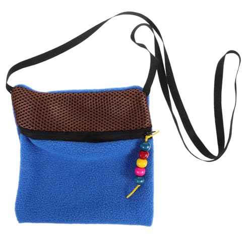 JUMPLAWN Atmungsaktive Tragbare Tragetasche für Kleine Reptilien und Kleintiere Leichter Outdoor Schlafsack mit Schultergurt für Reisen und Ausflüge Tiefblaue Zufällige Farbe von JUMPLAWN