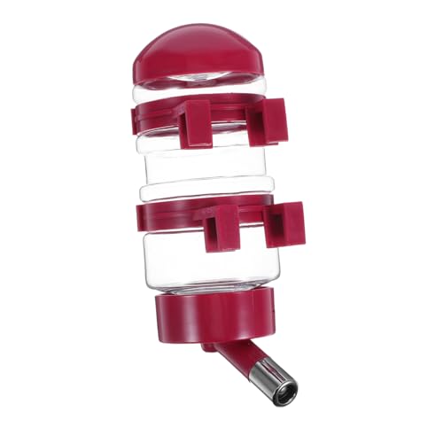 JUMPLAWN Automatische Wasserflasche Für Und Katzen, 400 Ml, Hängender Wasserspender Mit Düse, Große Kapazität, Wasserspender Für Haustiere, Für Kisten Und von JUMPLAWN