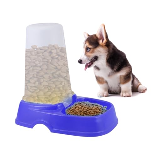 JUMPLAWN Automatischer Futterautomat für Haustiere Automatischer Futterspender für Katzen aus Hochwertigem Dunkelblau zu Reinigende Abnehmbare Flasche JUMPLAWN Automatischer Futterautomat für Haustiere Automatischer Futterspender für Katzen aus Hochwertigem Dunkelblau zu Reinigende Abnehmbare Flasche von JUMPLAWN