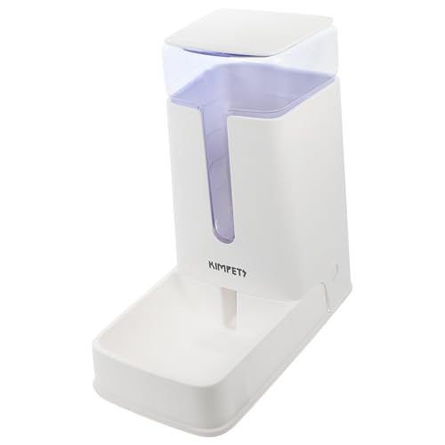 JUMPLAWN Automatischer Wasserspender Für Haustiere Wassernapf Mit Langlebigem Material Futter Und Wasserversorgung Auslaufsicher Reinigen Für Katzen von JUMPLAWN
