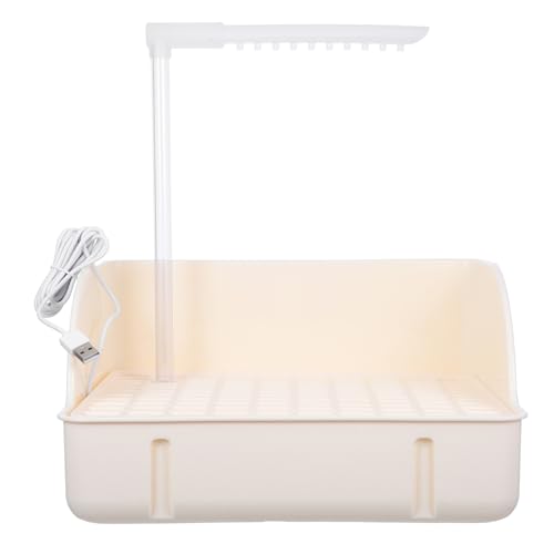 JUMPLAWN Automatisches Vogelbad mit Zirkulierendem zu Reinigende Vogelbadewanne für Papageien Nymphensittiche und Kleine Kompaktes Design von JUMPLAWN