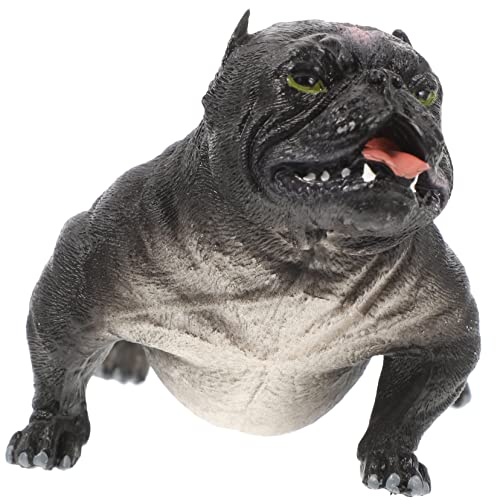 JUMPLAWN Bulldogge-verzierung Welpe Spielzeughund Dekorationen Hundeschmuck Aus Kunststoff Tiermodell Hundeverzierung Hundespielzeug Aus Kunststoff Desktop-hundedekoration Plastik von JUMPLAWN