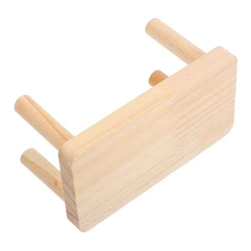 JUMPLAWN Dekorative Hamster Plattform aus Holz für Kleine Haustiere Kletter und Ruhebereich Multifunktionale Holzplattform für Hamster Chinchillas und Rennmäuse Pflegeleicht und JUMPLAWN Dekorative Hamster Plattform aus Holz für Kleine Haustiere Kletter und Ruhebereich Multifunktionale Holzplattform für Hamster Chinchillas und Rennmäuse Pflegeleicht und von JUMPLAWN