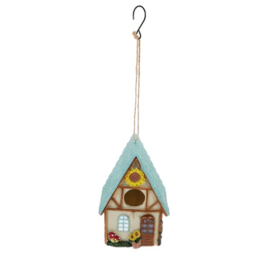 JUMPLAWN Dekoratives Vogelnest aus Hängendes Vogelhaus für Garten und Terrasse Atmungsaktiver Schlafplatz für Kleine Vögel für Kanarienvögel und Papageien von JUMPLAWN