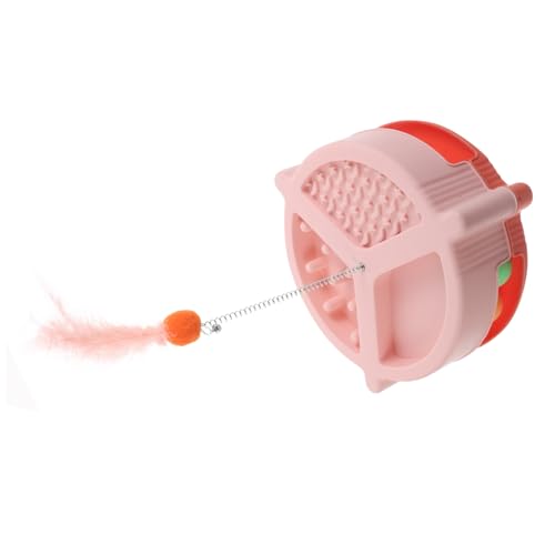 JUMPLAWN Drehbarer Interaktiver Katzenspielzeug Plattenspieler mit Ball Zauberstab für Katzen Sicheres und Bequemes zur Selbstunterhaltung für Hauskatzen und Kätzchen JUMPLAWN Drehbarer Interaktiver Katzenspielzeug Plattenspieler mit Ball Zauberstab für Katzen Sicheres und Bequemes zur Selbstunterhaltung für Hauskatzen und Kätzchen von JUMPLAWN