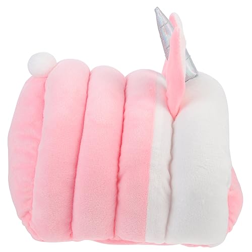 JUMPLAWN Erdbett für Meerschweinchen Hamsterbettwäsche Chinchilla-Hütte kleines Tierbett Kaninchen Hase nagerhaus haustierbett meerschweinchen versteck Schlafbett für Hamster Baumwolle Rosa von JUMPLAWN