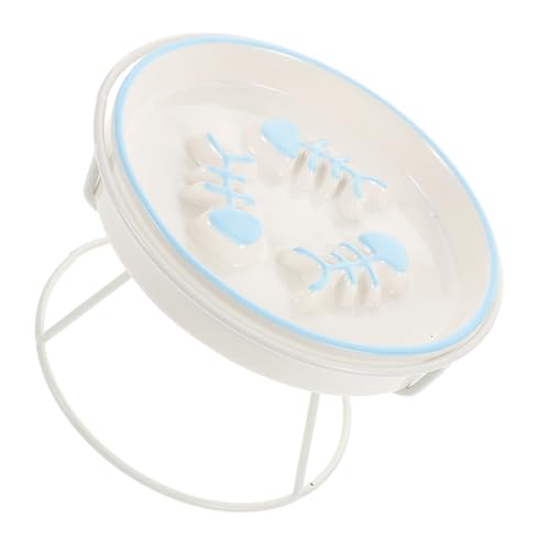 JUMPLAWN Erhöhte Katzen und Hundenapf mit Keramik Langsame Fütterungsstation für Kleine Haustiere Ergonomisches Design zur Vorbeugung von Erstickung Bequeme Fressposition für Kätzchen und JUMPLAWN Erhöhte Katzen und Hundenapf mit Keramik Langsame Fütterungsstation für Kleine Haustiere Ergonomisches Design zur Vorbeugung von Erstickung Bequeme Fressposition für Kätzchen und von JUMPLAWN