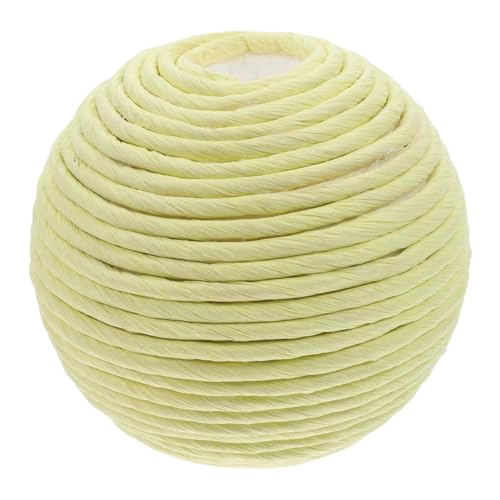 JUMPLAWN Ersatzball Für Katzenklettergerüst Katzenbedarf Kratzball Für Katzen Kratzer Katze Kratzt Beissen Haustier Katzenbälle Drinnen Zahnen Sisal Yellow von JUMPLAWN