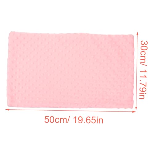 JUMPLAWN Flauschige Kuscheldecke für Meerschweinchen und Hamster Weiche Fleece Decke als Schlaf und Badeunterlage Saugfähige Langlebige Wärmedecke für Kleine Haustiere Großer Rosa von JUMPLAWN