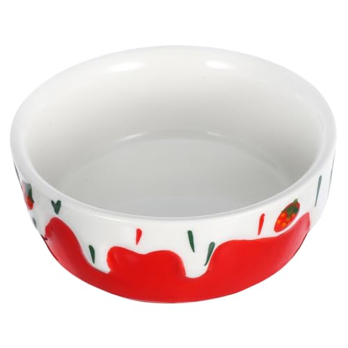 JUMPLAWN Food Water Feeding Bowl Hedgehog Schüssel Anti-Spill Hamster Keramik Lebensmittelgericht Für Hamster Kaninchen Meerschweinchen Chinchillas Und Igel von JUMPLAWN