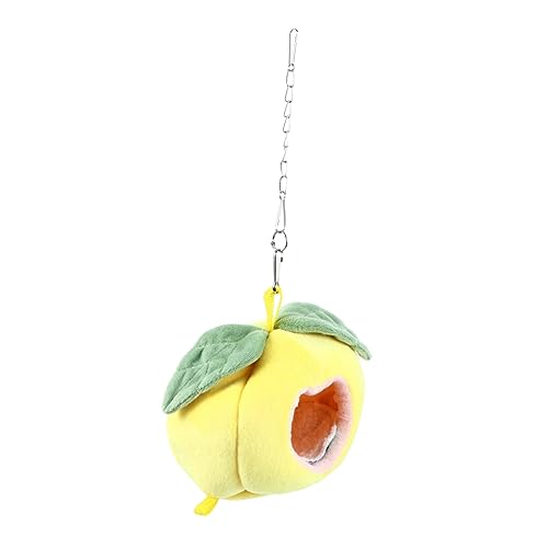JUMPLAWN Frucht Design Hamster Schlafnest Hängende Baumwoll Hängematte für Kleintiere Warmes Winterbett für Hamster und Meerschweinchen von JUMPLAWN