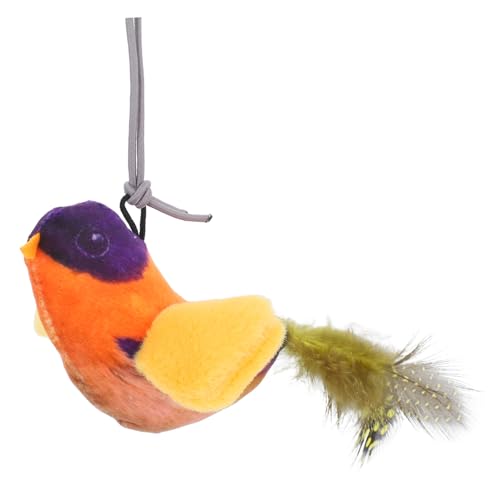 JUMPLAWN Für Katzen Und Vögel Schlagvogel-katzenspielzeug Spatz-katzenspielzeug Simuliertes Zwitscherndes Vogelkatzenspielzeug Interaktiver Katzenspielzeugvogel Polyester JUMPLAWN Für Katzen Und Vögel Schlagvogel-katzenspielzeug Spatz-katzenspielzeug Simuliertes Zwitscherndes Vogelkatzenspielzeug Interaktiver Katzenspielzeugvogel Polyester von JUMPLAWN