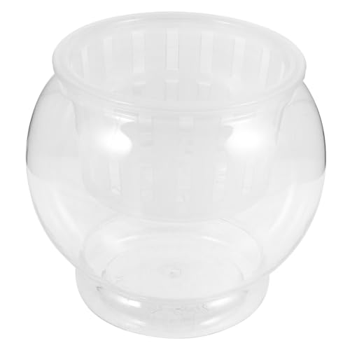 JUMPLAWN Goldfischglas Pflanzenaquarium Tank Futterspender Aquarienfische Teich Qualle Künstliche Pflanzen Anlage Kanister Panzer Wasser Luft Klarer Fischhalter Tischfischbecken Plastik JUMPLAWN Goldfischglas Pflanzenaquarium Tank Futterspender Aquarienfische Teich Qualle Künstliche Pflanzen Anlage Kanister Panzer Wasser Luft Klarer Fischhalter Tischfischbecken Plastik von JUMPLAWN