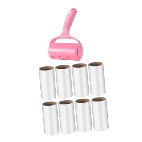 JUMPLAWN Haare Entferner Set Tragbare Fusselrolle für Tierhaare Teiliges Set mit Griff und Ersatzrollen Effizienter Fusselentferner für Kleidung Teppiche und Möbel Drehbar und Kompakt von JUMPLAWN