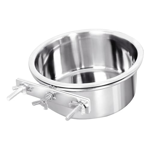 JUMPLAWN Hängende Edelstahlschüssel Für Haustiere Abnehmbare Multifunktionsnapf Für Katzen Praktische Futterschale Für Futter Und Wassernapf Langlebig JUMPLAWN Hängende Edelstahlschüssel Für Haustiere Abnehmbare Multifunktionsnapf Für Katzen Praktische Futterschale Für Futter Und Wassernapf Langlebig von JUMPLAWN