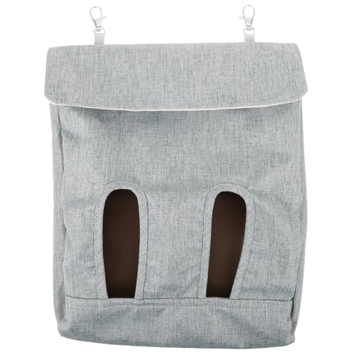 JUMPLAWN Hängende Kaninchen Futtertasche aus Robustem Wiederverwendbarer Heutasche Futterspender für Meerschweinchen und Kleintiere Langlebig und Sauber mit Praktischem Aufhängehaken für von JUMPLAWN