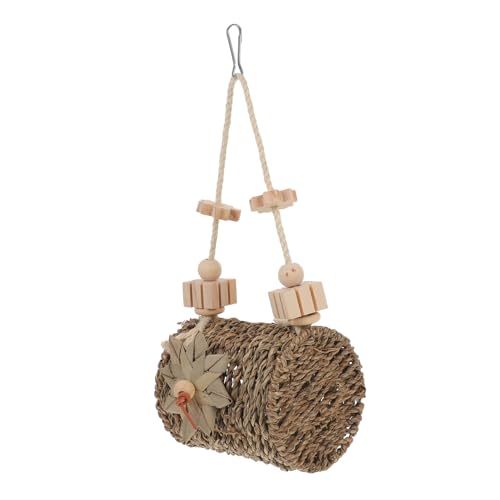 JUMPLAWN Papageienspielzeug aus Rattan Hängendes Kauspielzeug für Vögel Vogelkäfigspielzeug zur Futtersuche Naturholz Vogelspielzeug für Wellensittiche und Nymphensittiche JUMPLAWN Papageienspielzeug aus Rattan Hängendes Kauspielzeug für Vögel Vogelkäfigspielzeug zur Futtersuche Naturholz Vogelspielzeug für Wellensittiche und Nymphensittiche von JUMPLAWN