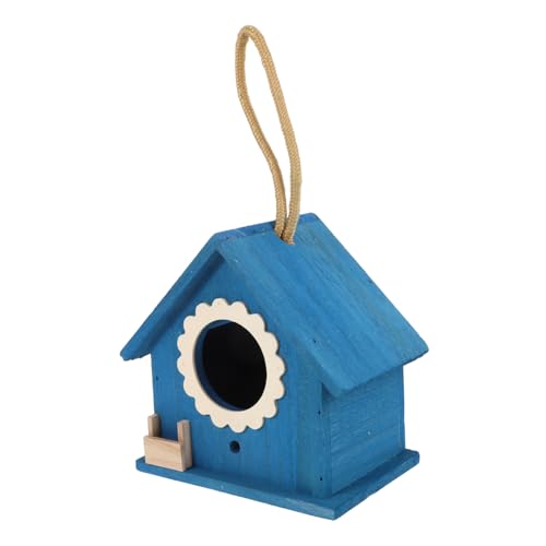 JUMPLAWN Hängendes Vogelhaus aus Holz Dekoratives Vogelnest für Außenbereich Kreativ und Langlebig Einfach zu Montieren für Wildvögel und JUMPLAWN Hängendes Vogelhaus aus Holz Dekoratives Vogelnest für Außenbereich Kreativ und Langlebig Einfach zu Montieren für Wildvögel und von JUMPLAWN