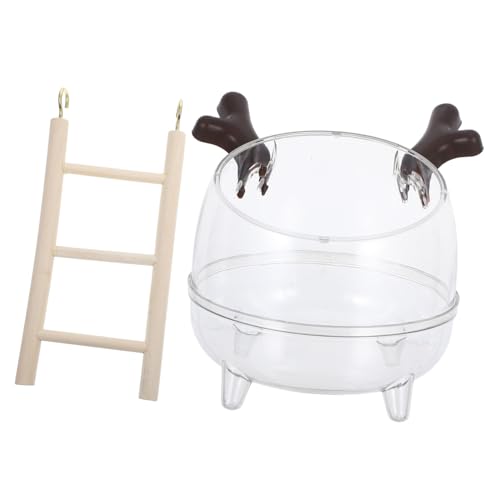 JUMPLAWN Hamster Badezimmer Toilette Hamsterbettwäsche Hamster Badesand Hamster -versteck Sandbad Für Hamster Hamsterstaubbad Hamster Kauert Hamsterbadewanne Das Haustier Coffee von JUMPLAWN