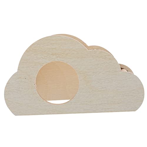 JUMPLAWN Hamsterversteck aus Holz Kreatives Hamsternest für Kleintiere Atmungsaktiv Warm Spielzeug mit Kletterleiter Haustierversteck für Käfig JUMPLAWN Hamsterversteck aus Holz Kreatives Hamsternest für Kleintiere Atmungsaktiv Warm Spielzeug mit Kletterleiter Haustierversteck für Käfig von JUMPLAWN