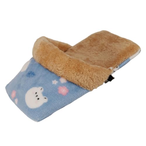 JUMPLAWN Hamster Schlafsack Warmes Bett Für Meerschweinchen Und Kleine Haustiere Dekoratives Versteck Nest Aus Bequemen Materialien Für Privatsphäre von JUMPLAWN