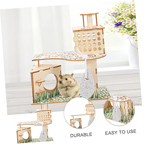 JUMPLAWN Hamster aus Kletterhaus für Kleintiere Sicheres Schlaf und Spielumfeld Langlebig und für Hamster Rennmäuse und Zwerghamster JUMPLAWN Hamster aus Kletterhaus für Kleintiere Sicheres Schlaf und Spielumfeld Langlebig und für Hamster Rennmäuse und Zwerghamster von JUMPLAWN